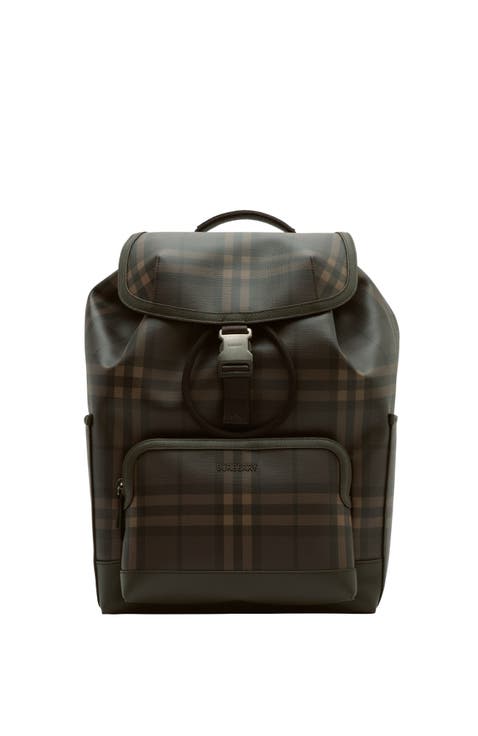 City Check Clip Backpack