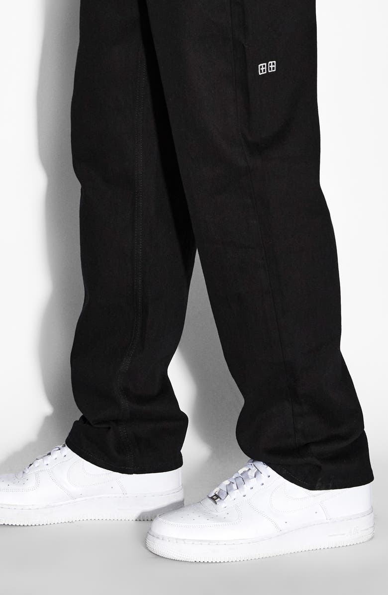 Ksubi Anti K Blackout Relaxed Straight Leg Jeans, Alternate, color, Black