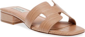 Hutchy Croc Embossed Sandal