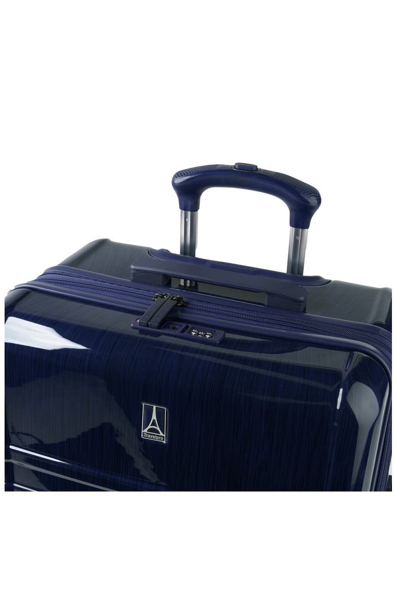 Rollmaster Lite 24 Inch Expandable Hardside Spinner Suitcase, Alternate, color, DARK NAVY BLACK BRUSHED