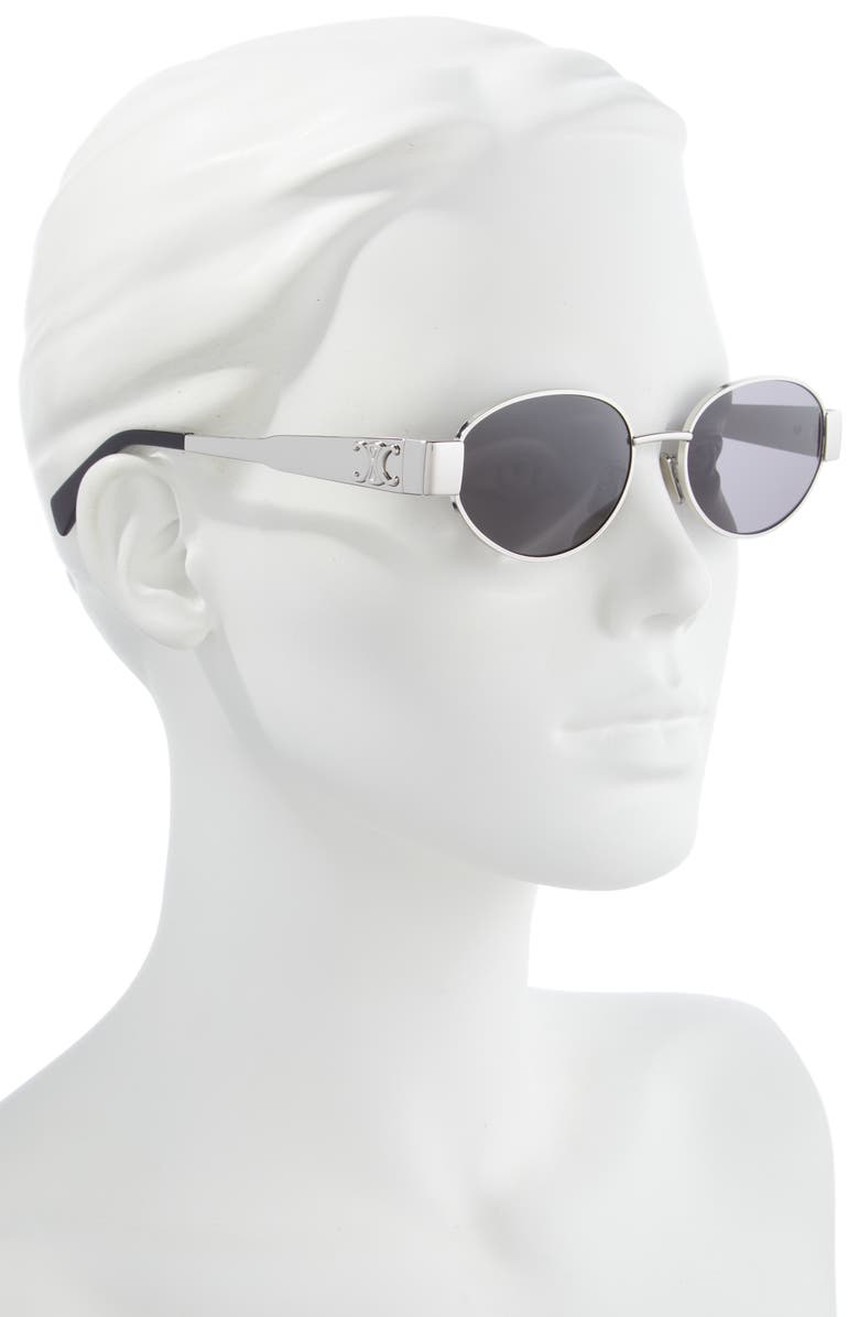 Triomphe 54mm Oval Sunglasses