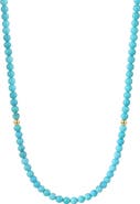 st. Moran Natural Turquoise Beaded Necklace