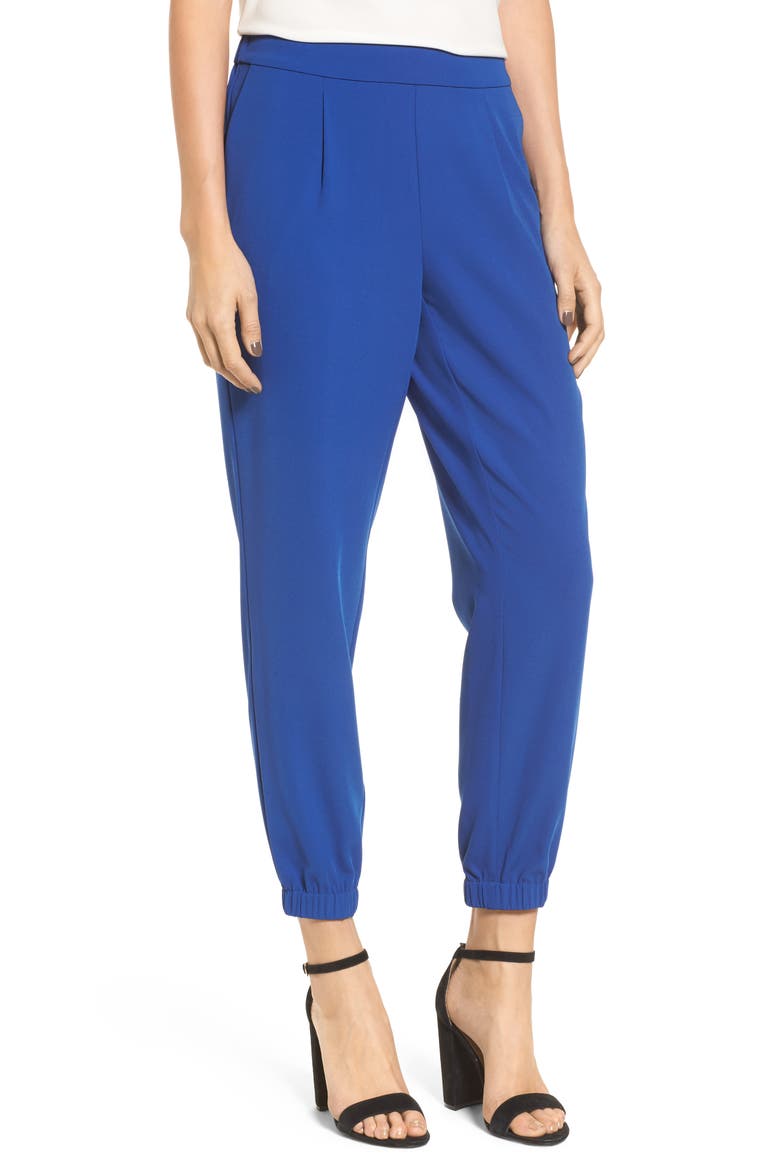 Stretch Crepe Jogger Pants video