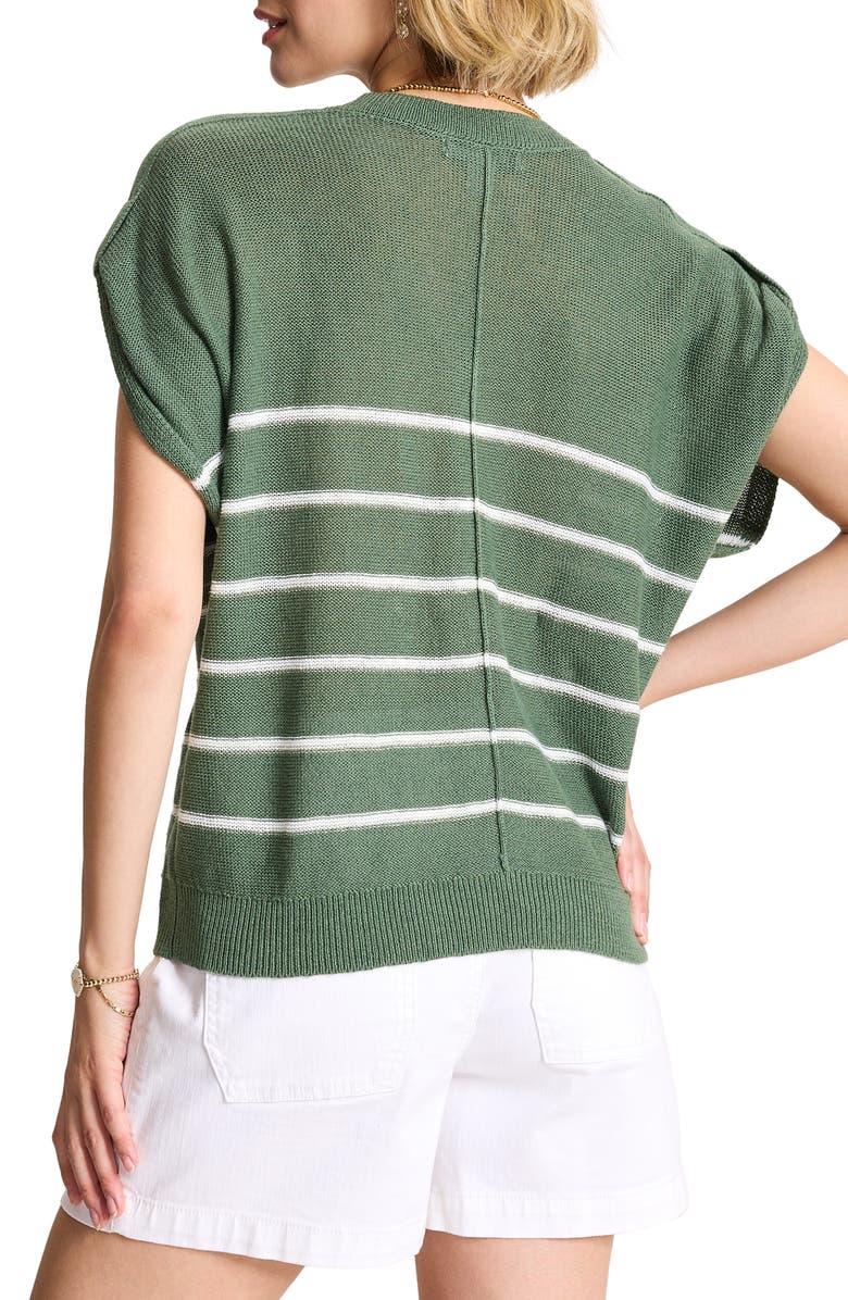 Tommy Bahama Lakes Edge Stripe Sweater, Alternate, color, Dark Jade