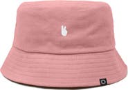Dalix Womens Lil Peace Sign Cotton Bucket Hat