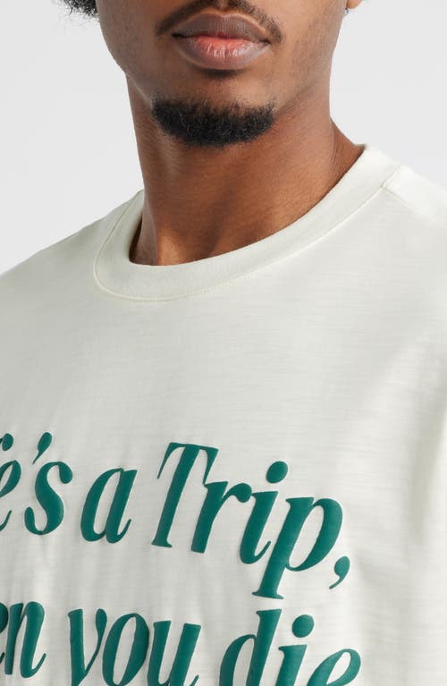 CRIMINAL DAMAGE CRIMINAL DAMAGE LIFE'S A TRIP EMROIDERED LONG SLEEVE T-SHIRT