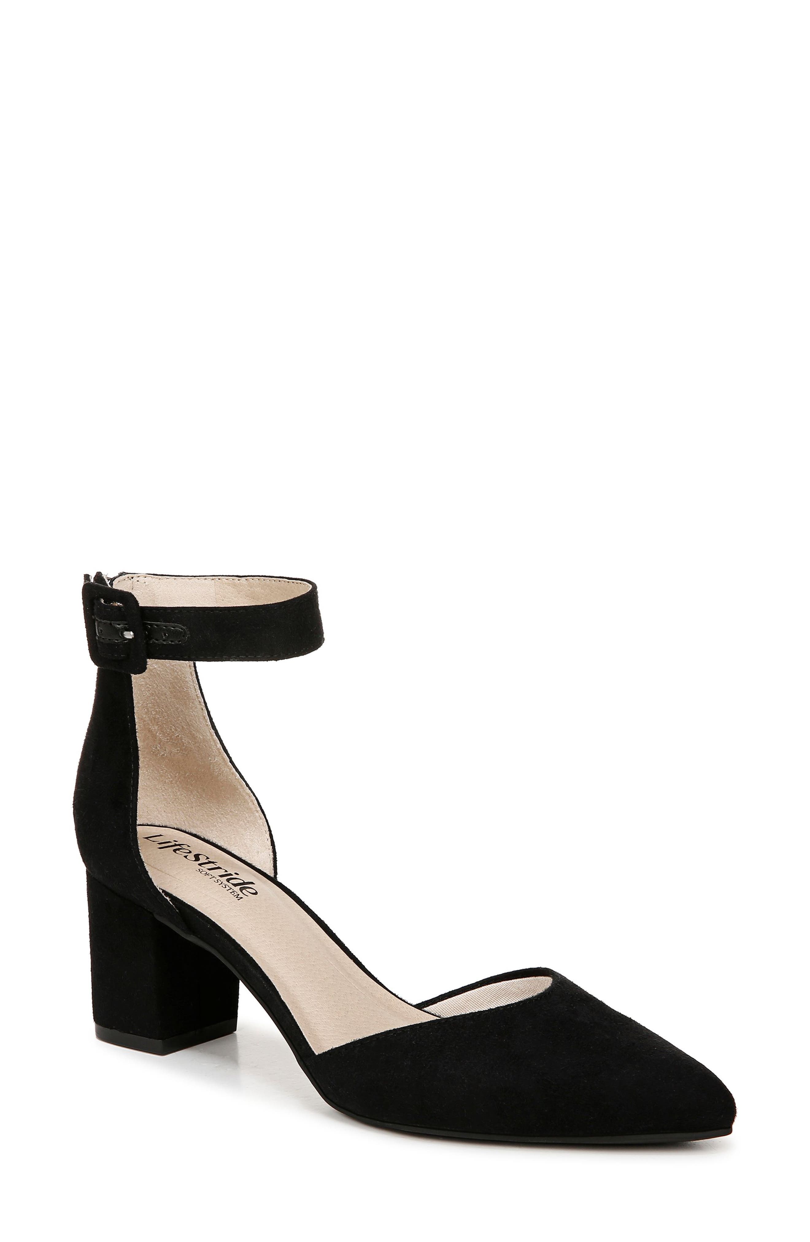 LifeStride Admire Ankle Strap Pointed Toe Pump