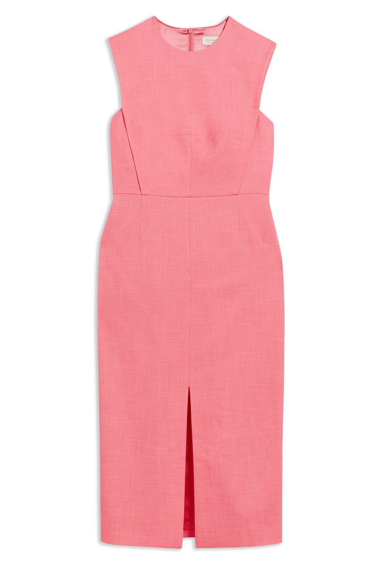 Maryn Sleeveless Midi Sheath Dress, Alternate, color, PINK