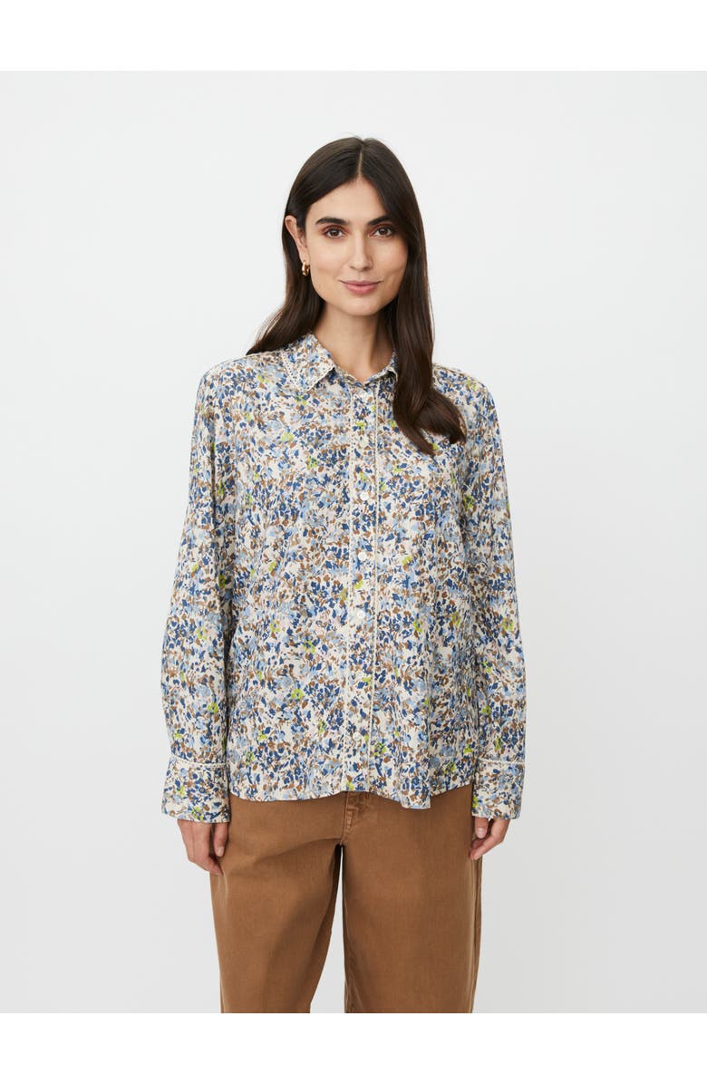 Masai Copenhagen MaIthyria Floral Print Shirt, Main, color, Placid Blue