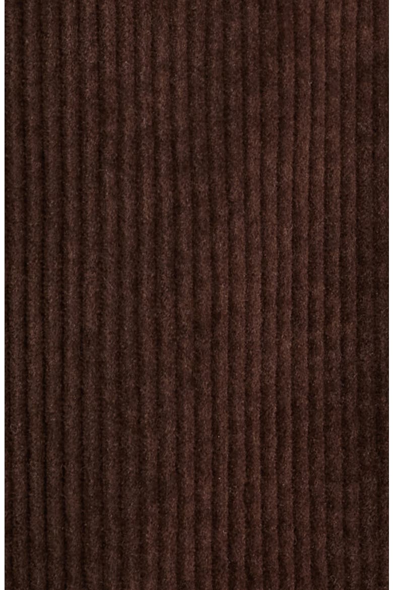Elias Corduroy Shirt Jacket with Faux Shearling Lining, Alternate, color, RAW UMBER
