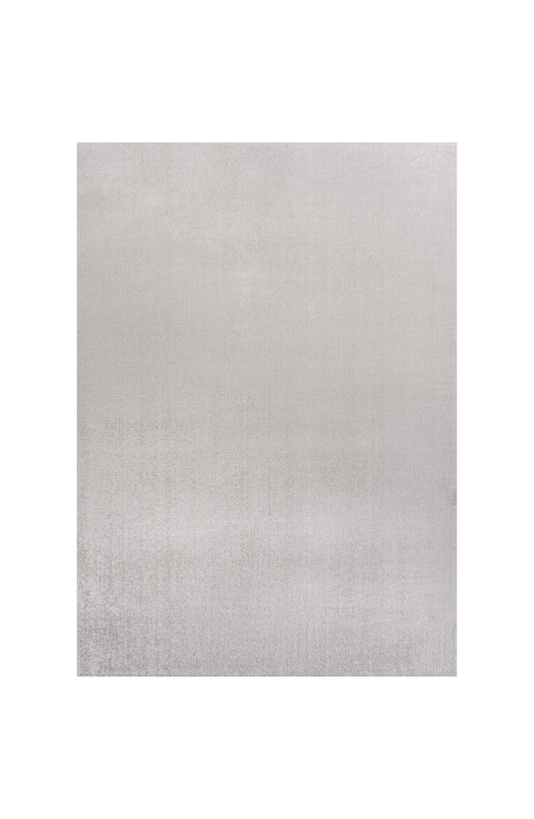 JONATHAN Y Twyla Classic Solid Low-Pile Machine-Washable Area Rug, Alternate, color, Light Gray