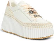 Chloé Nama Embellished Platform Sneaker