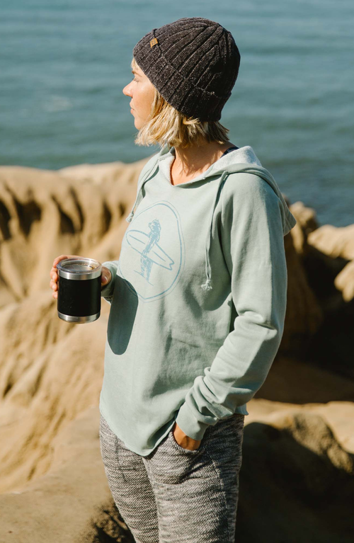Everyday California Torrey Pines Hoodie In Sage