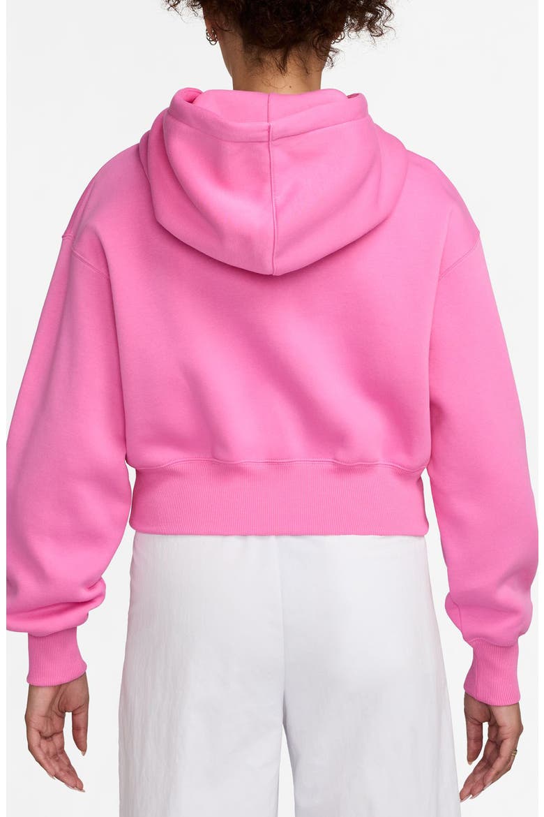 Phoenix Relaxed Fit Cotton Blend Fleece Hoodie, Alternate, color, PLAYFUL PINK/ SAIL