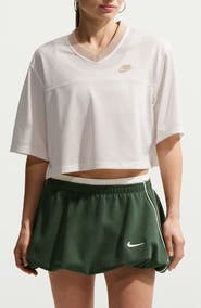 Nike Oversize Heritage Crop Mesh Jersey
