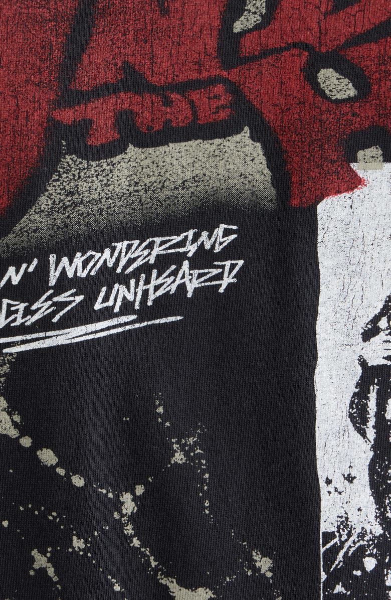 PacSun Under the Hum Cotton Graphic T-Shirt, Alternate, color, Black