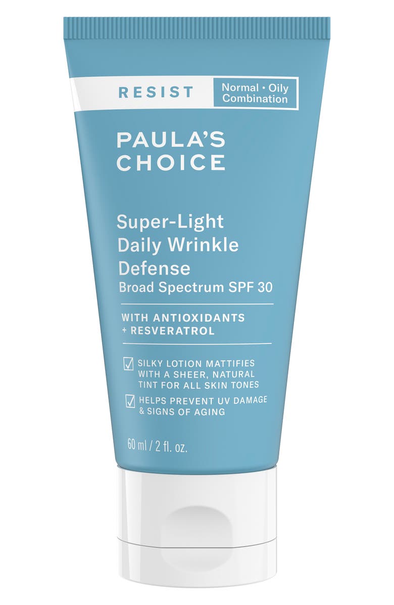 Paula's Choice Resist Super-Light Wrinkle Defense SPF 30 Sunscreen Moisturizer, Main, color,