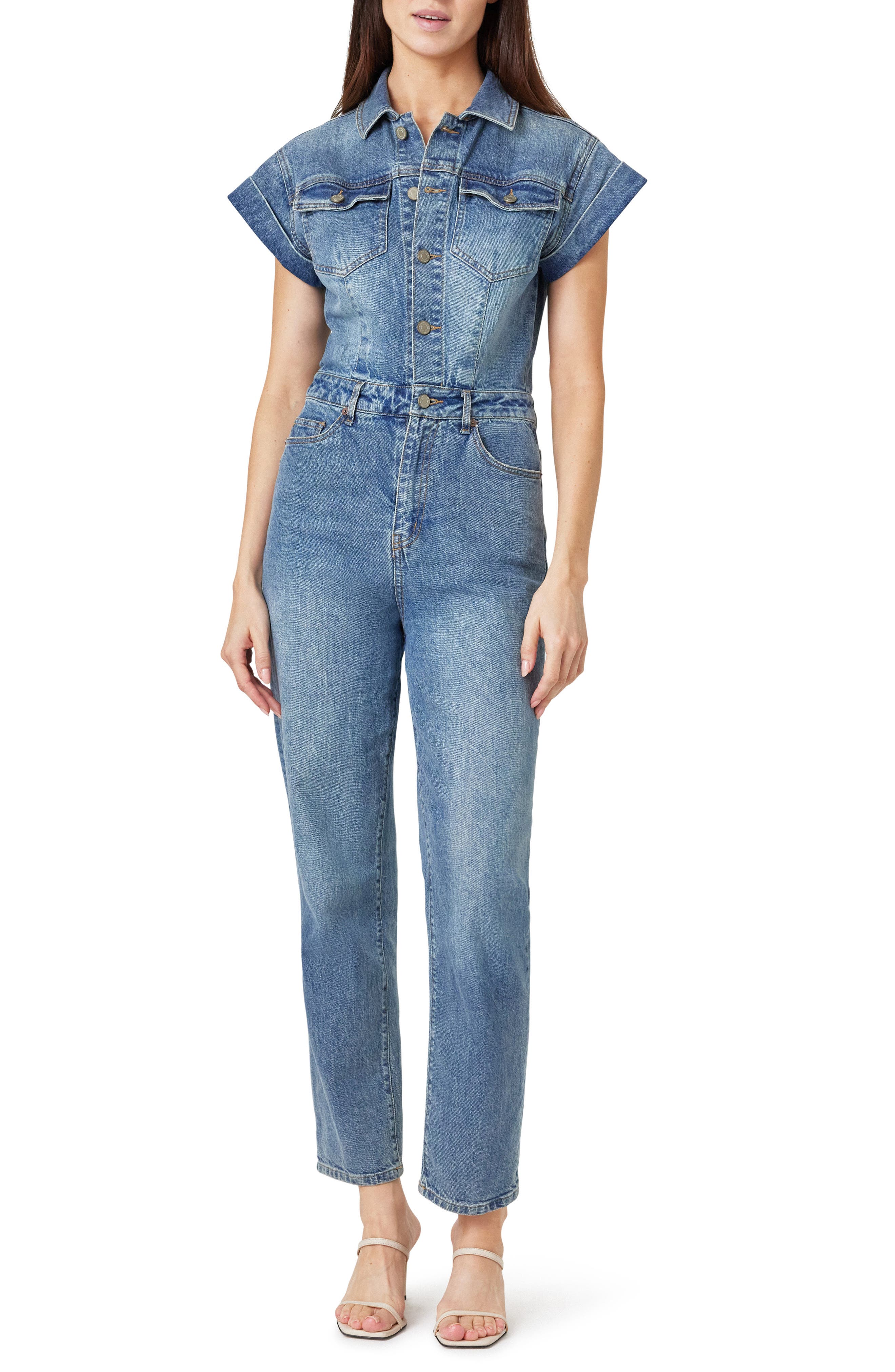Habitual Denim Jumpsuit