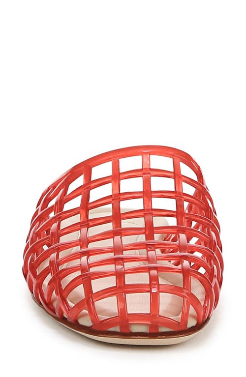 Vince Barcelona Jelly Cage Mule In Red