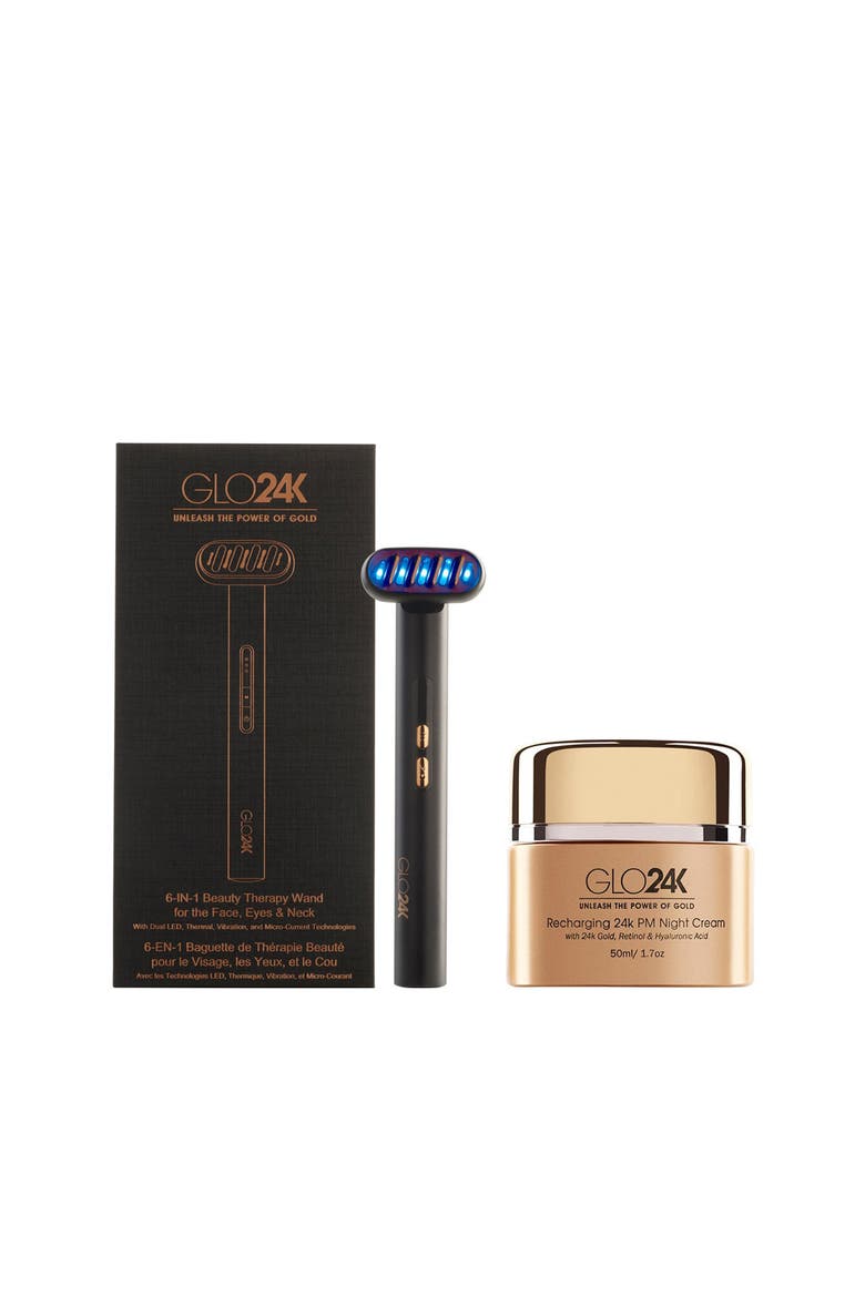 6-IN-1 Beauty Therapy Wand for the Face, Eyes & Neck and 24K Night Cream, Main, color, NA