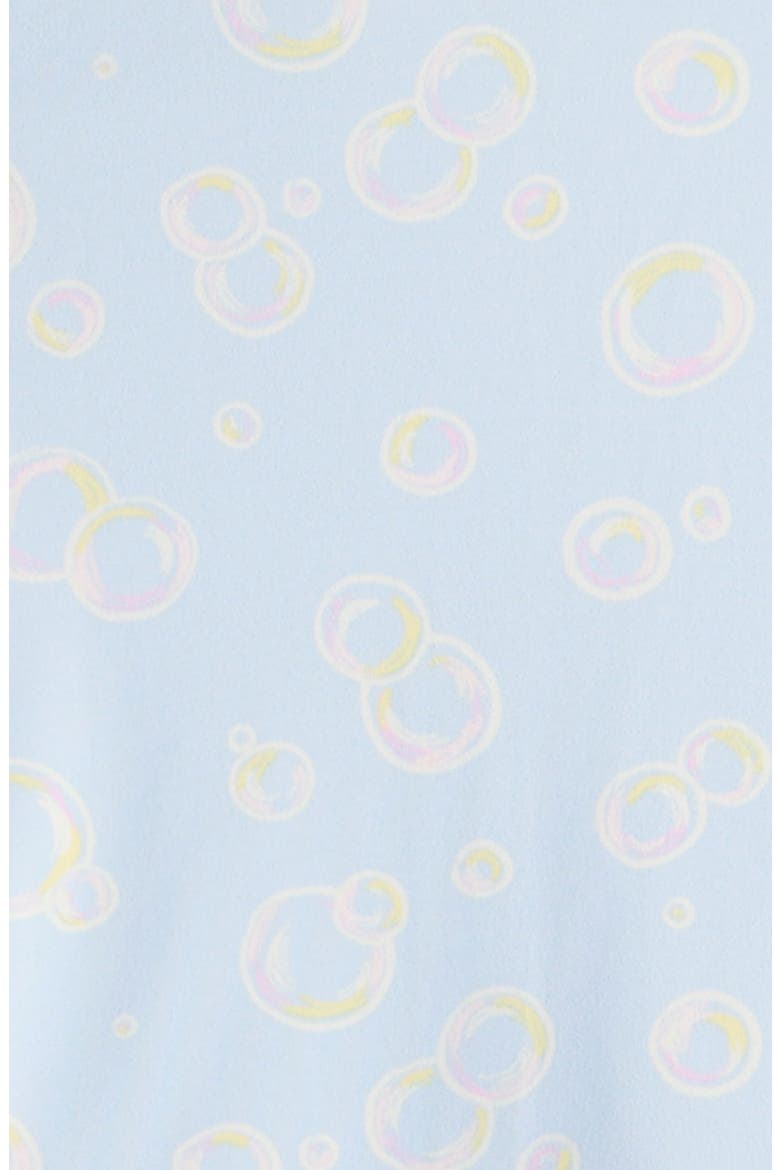 Kids' Ruffle Short Pajamas, Alternate, color, PURPLE SWEET BUBBLES