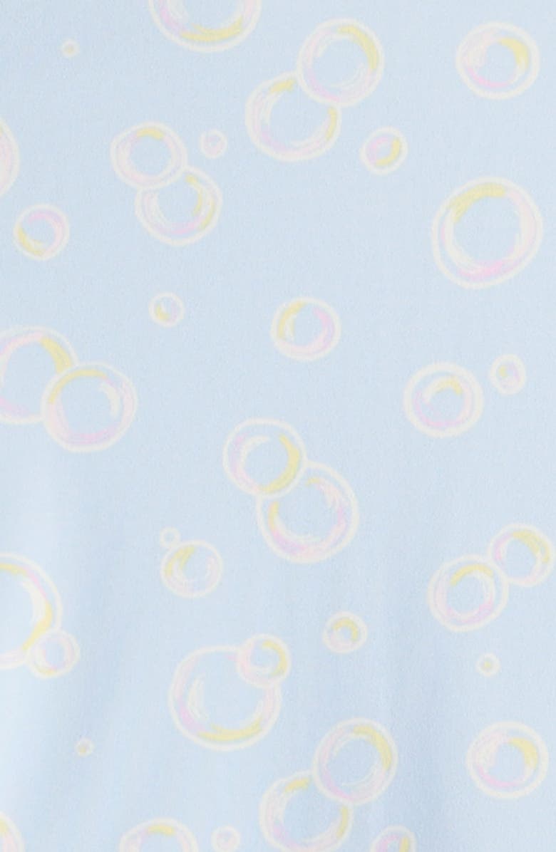 Nordstrom Kids' Ruffle Short Pajamas, Alternate, color, Purple Sweet Bubbles