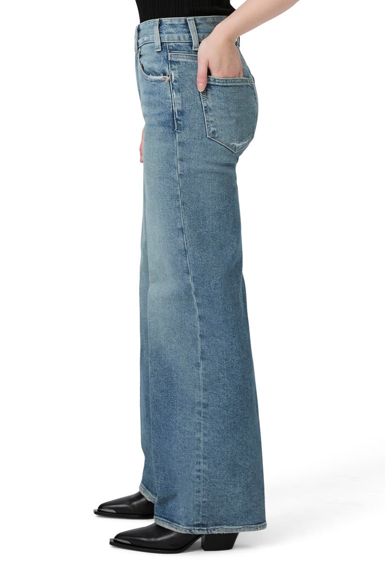Sasha High Waist Wide Leg Jeans, Alternate, color, CATSMEOWDI