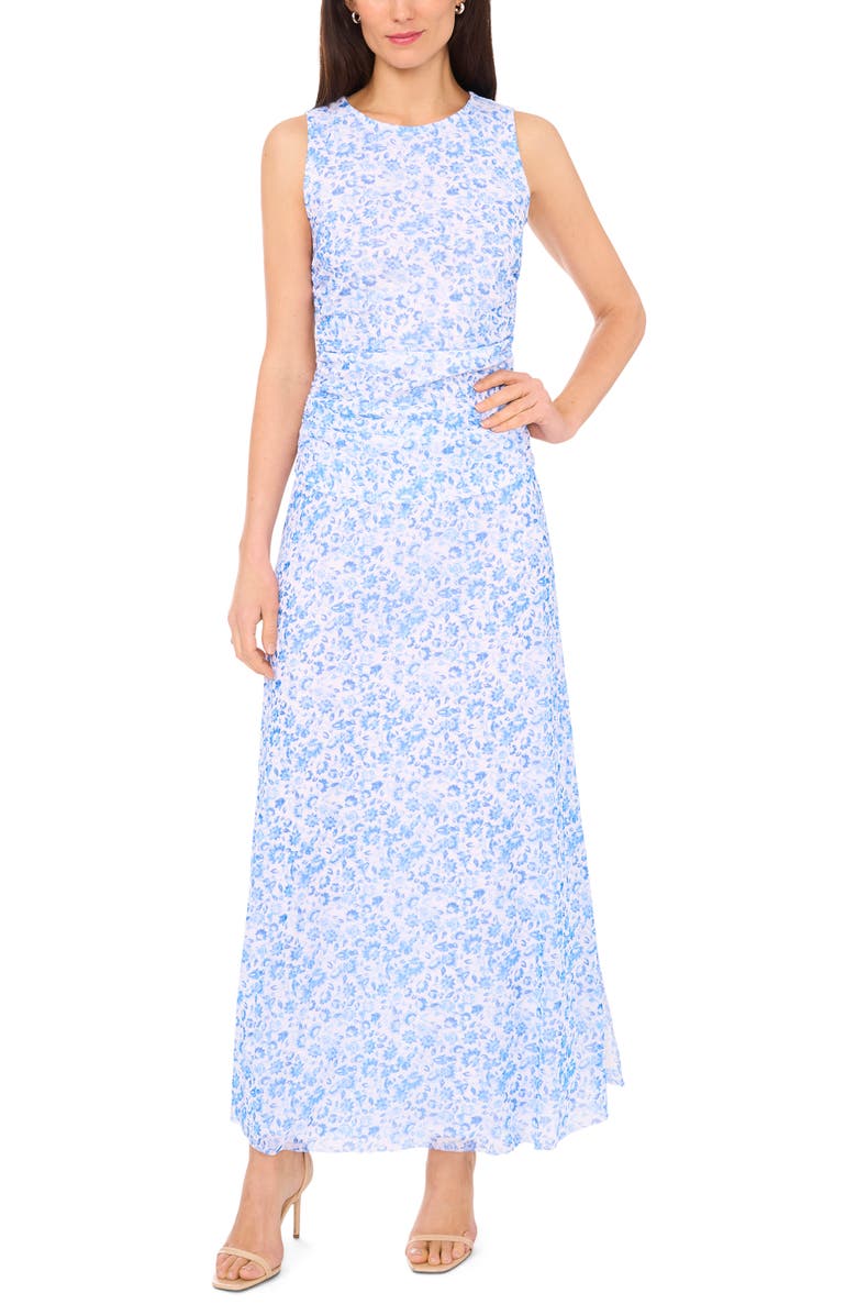 Halogen<sup>®</sup> Side Ruched Sleeveless Top, Alternate, color, Bright White