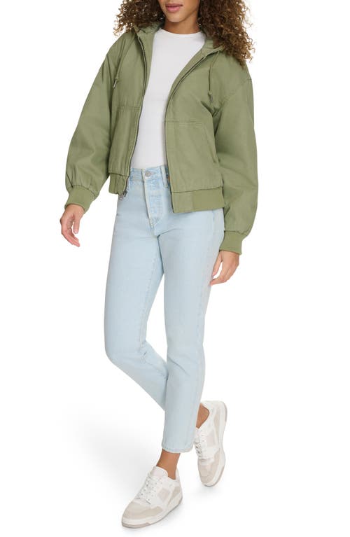 Levi's® Work Cotton Canvas Zip Jacket In Sage