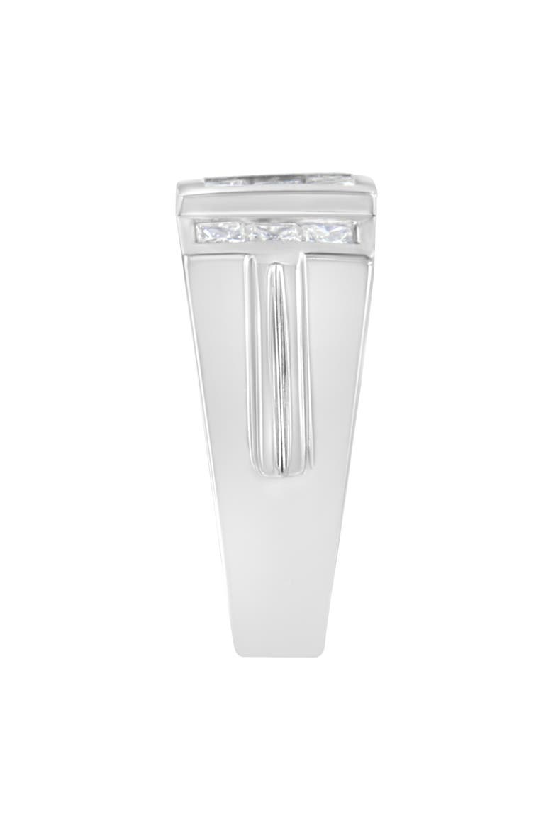 Men's 14K White Gold 2.0 cttw Diamond Cluster Ring, Alternate, color, White