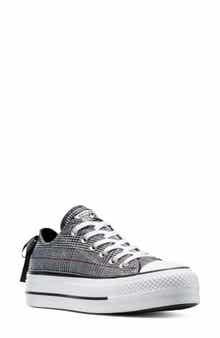 Converse Chuck Taylor All Star Lift Plaid Low Top Platform Sneaker