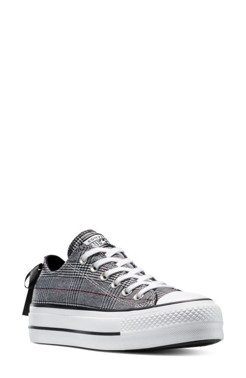 Converse Chuck Taylor All Star Lift Plaid Low Top Platform Sneaker In Multi
