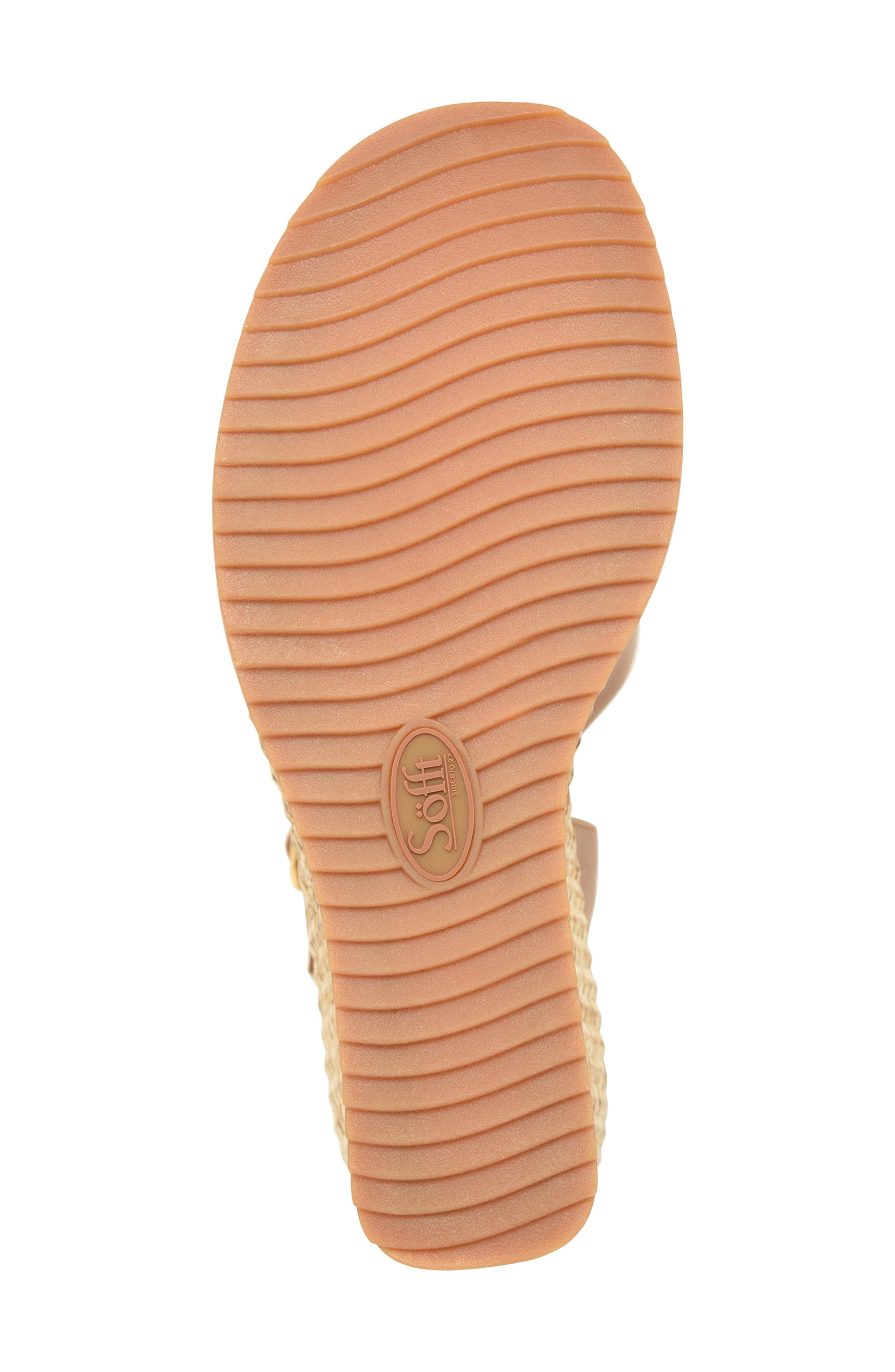 Söfft Diana Espadrille Platform Wedge Sandal, Alternate, color, Sand