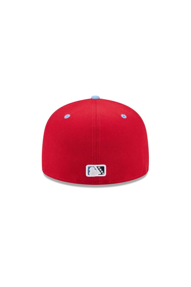 Men's New Era  Red Tri-City Dust Devils Theme Nights 59FIFTY Fitted Hat, Alternate, color, Red