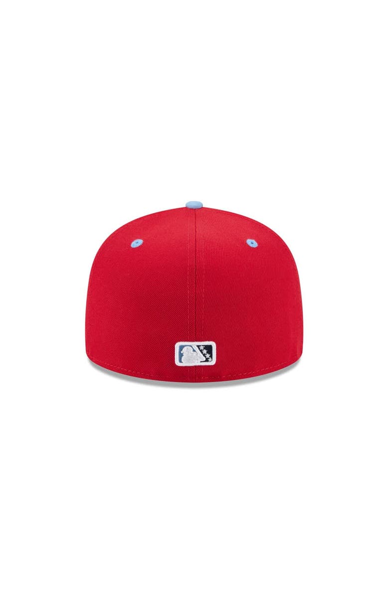 New Era Men's New Era Red Tri-City Dust Devils Theme Nights 59FIFTY Fitted Hat, Alternate, color, Red