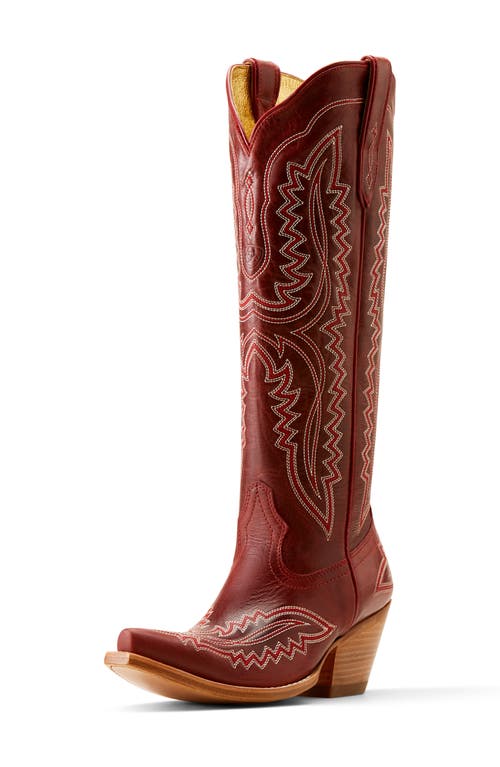 Ariat Casanova Western Boot In Red Alert