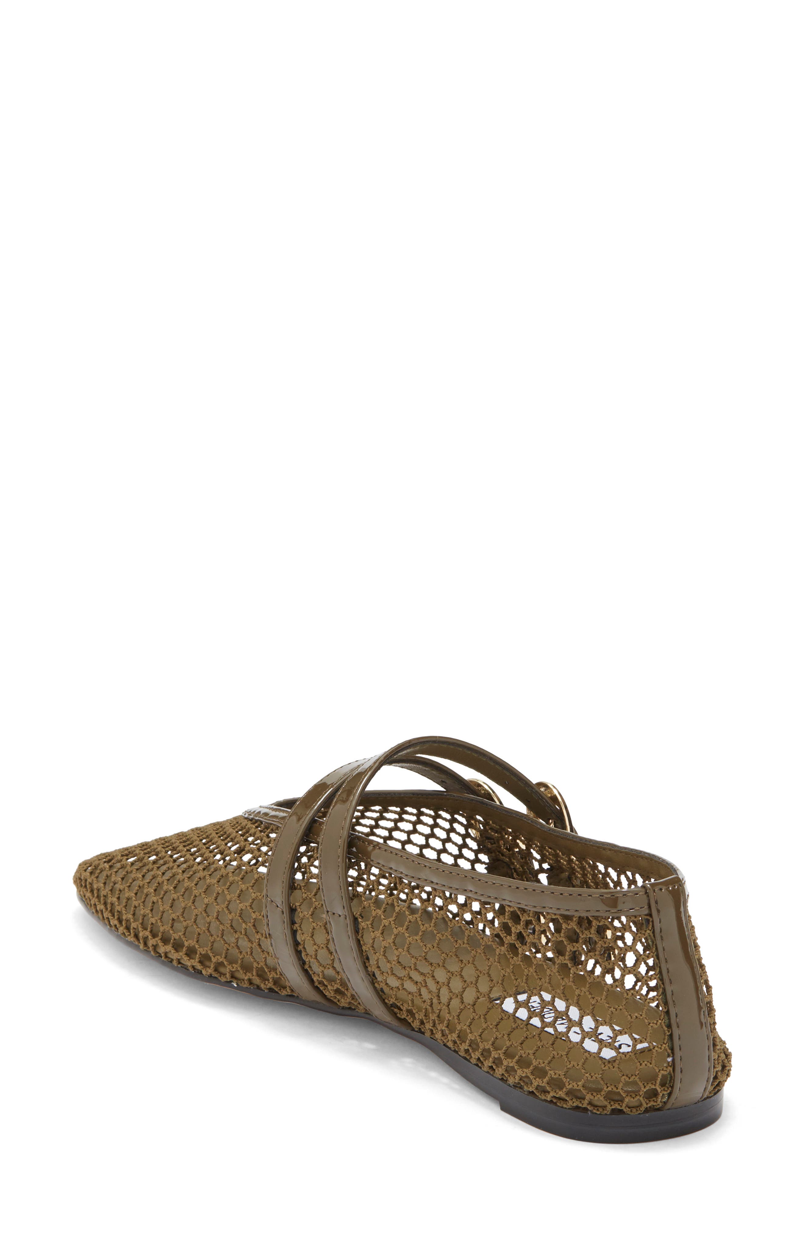 Lissa Mesh Mary Jane Flat, Alternate, color, OLIVE MULTI