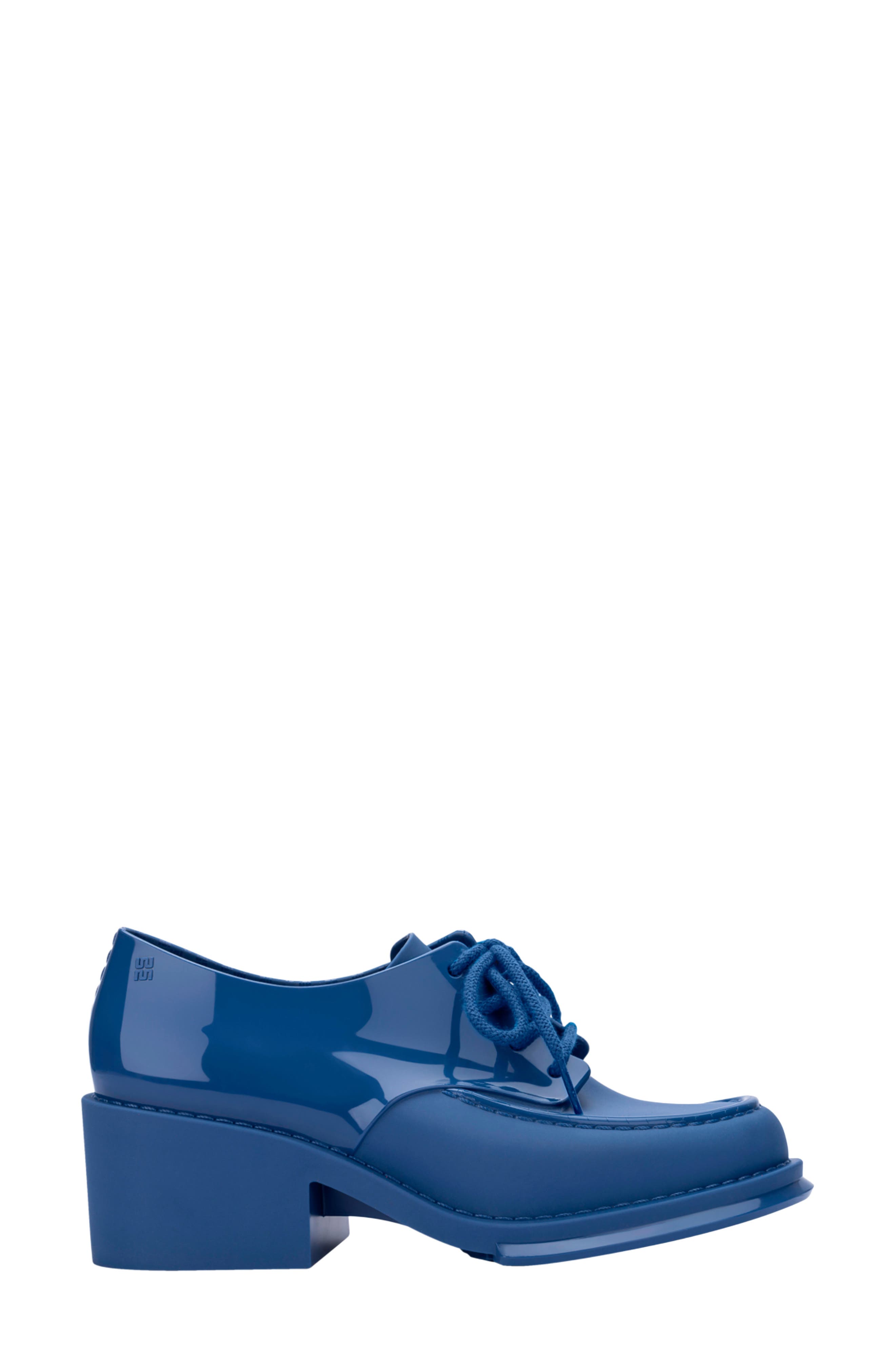 Tailor Block Heel Loafer, Alternate, color, BLUE