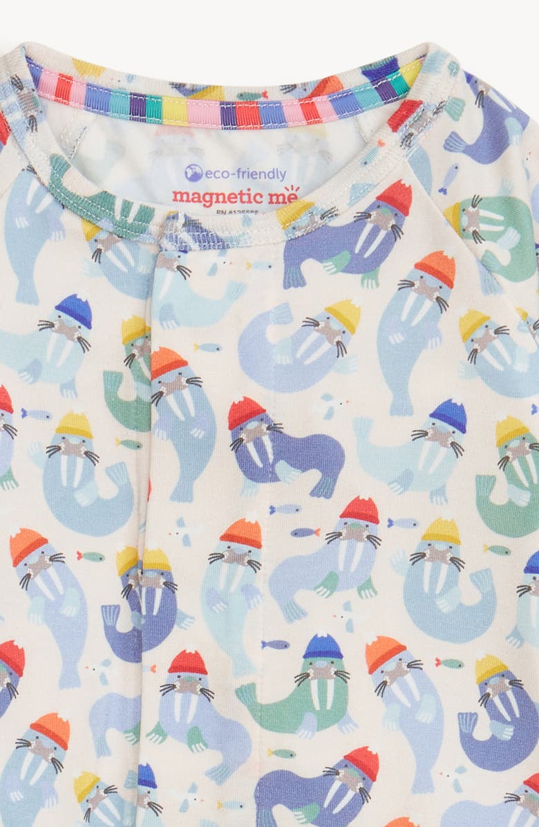 Magnetic Me Captain Wally Magnetic Closure Convertible Romper, Alternate, color, Blue