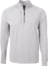Cutter & Buck Adapt Heather Quarter Zip Pullover