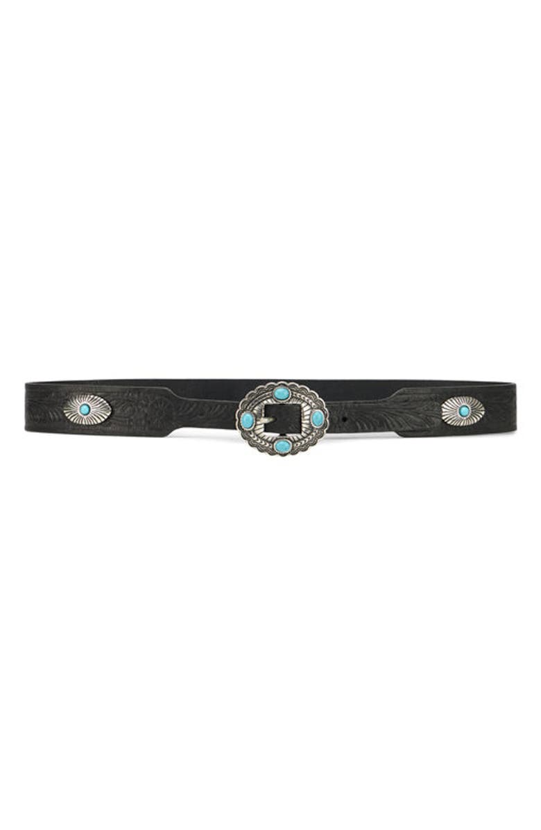 Fortela Cantona Leather Belt, Alternate, color, 