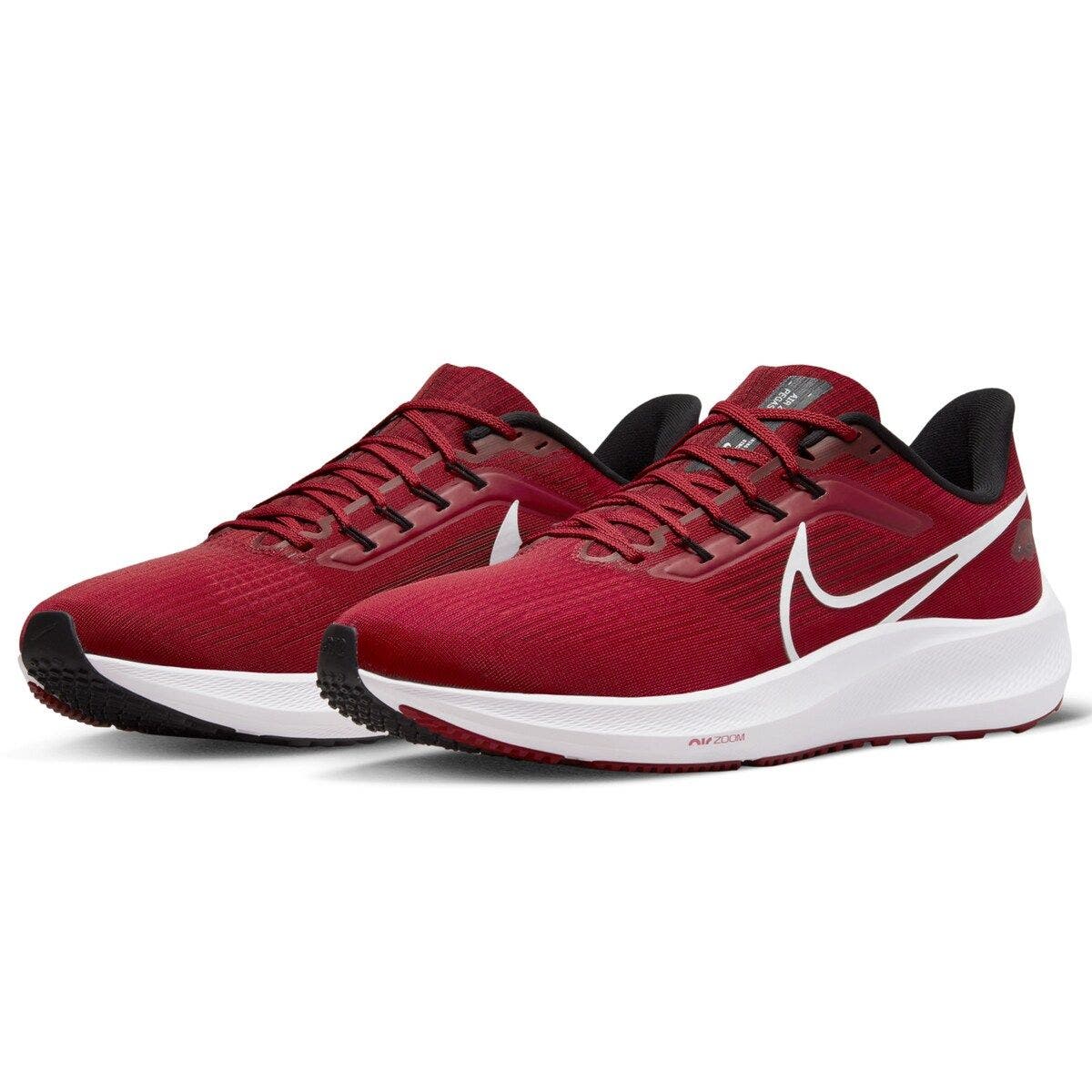 Nike Unisex Nike Cardinal Arkansas Razorbacks Zoom Pegasus 39 Running Shoe, Alternate, color, 