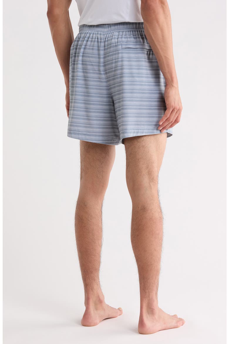 Modal Blend Pajama Shorts, Alternate, color, AIR FORCE BLUE STRIPE