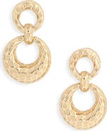 Panacea Double Circle Drop Earrings