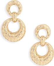 Panacea Double Circle Drop Earrings