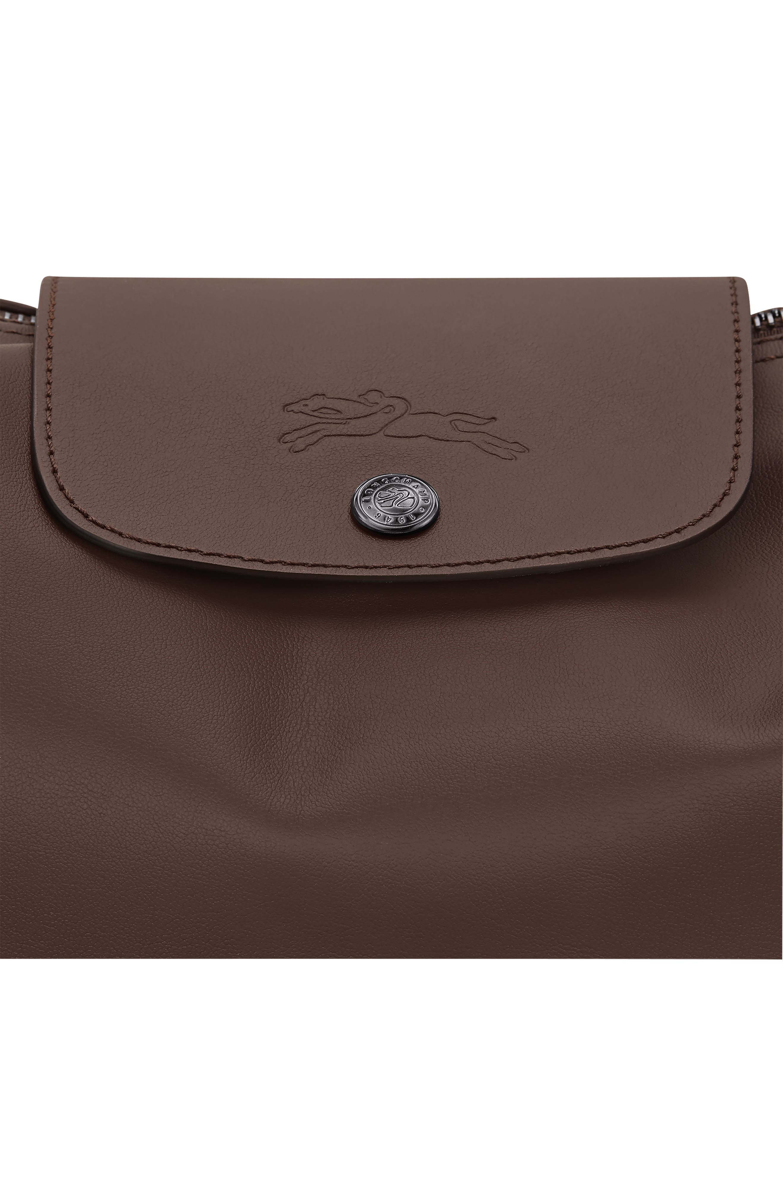 Longchamp Extra Large Le Pliage Xtra Leather Hobo Bag, Alternate, color, Mocha