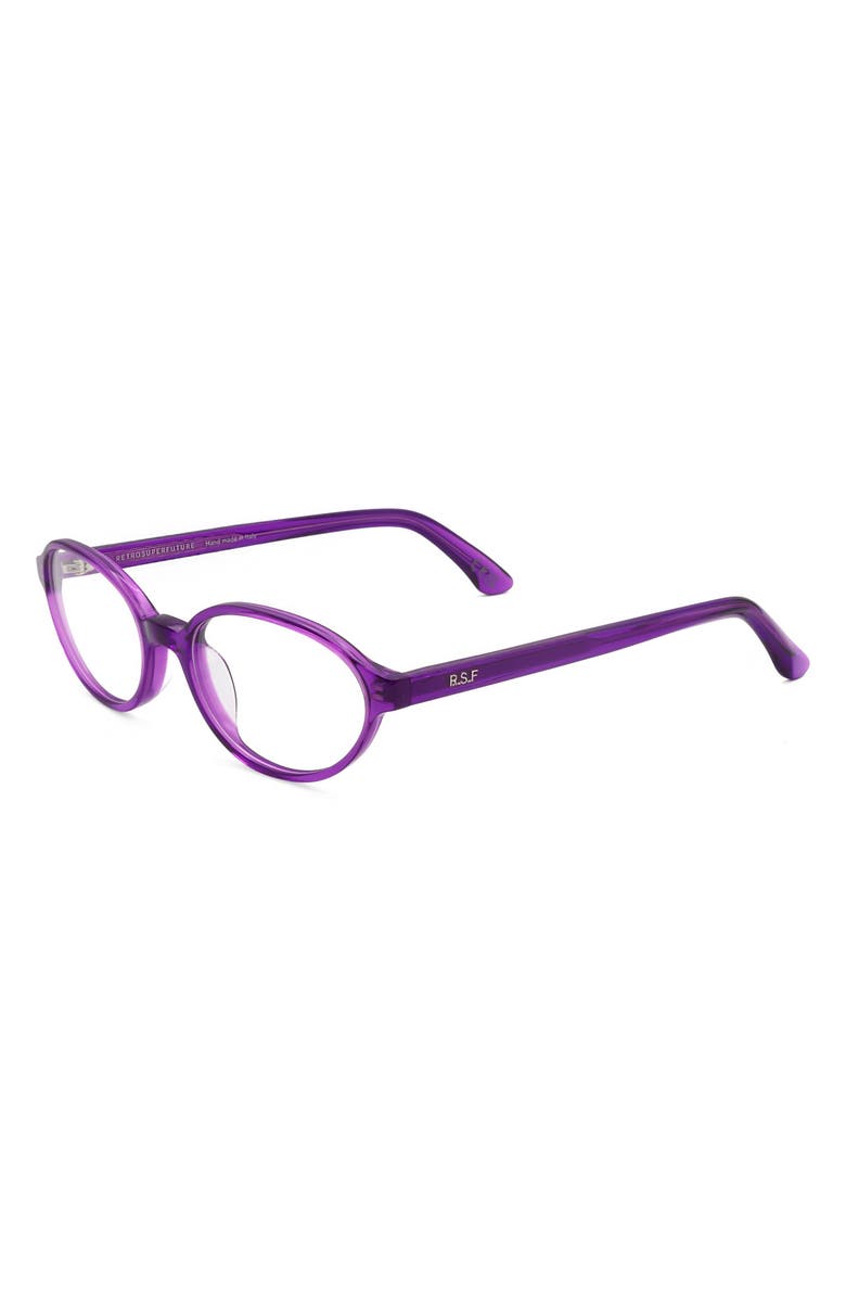SUPER by RETROSUPERFUTURE<sup>®</sup> 53mm Round Optical Glasses, Alternate, color, Purple