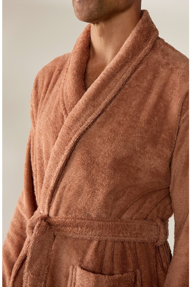 Cloud Loom Organic Cotton Robe, Alternate, color, PRALINE