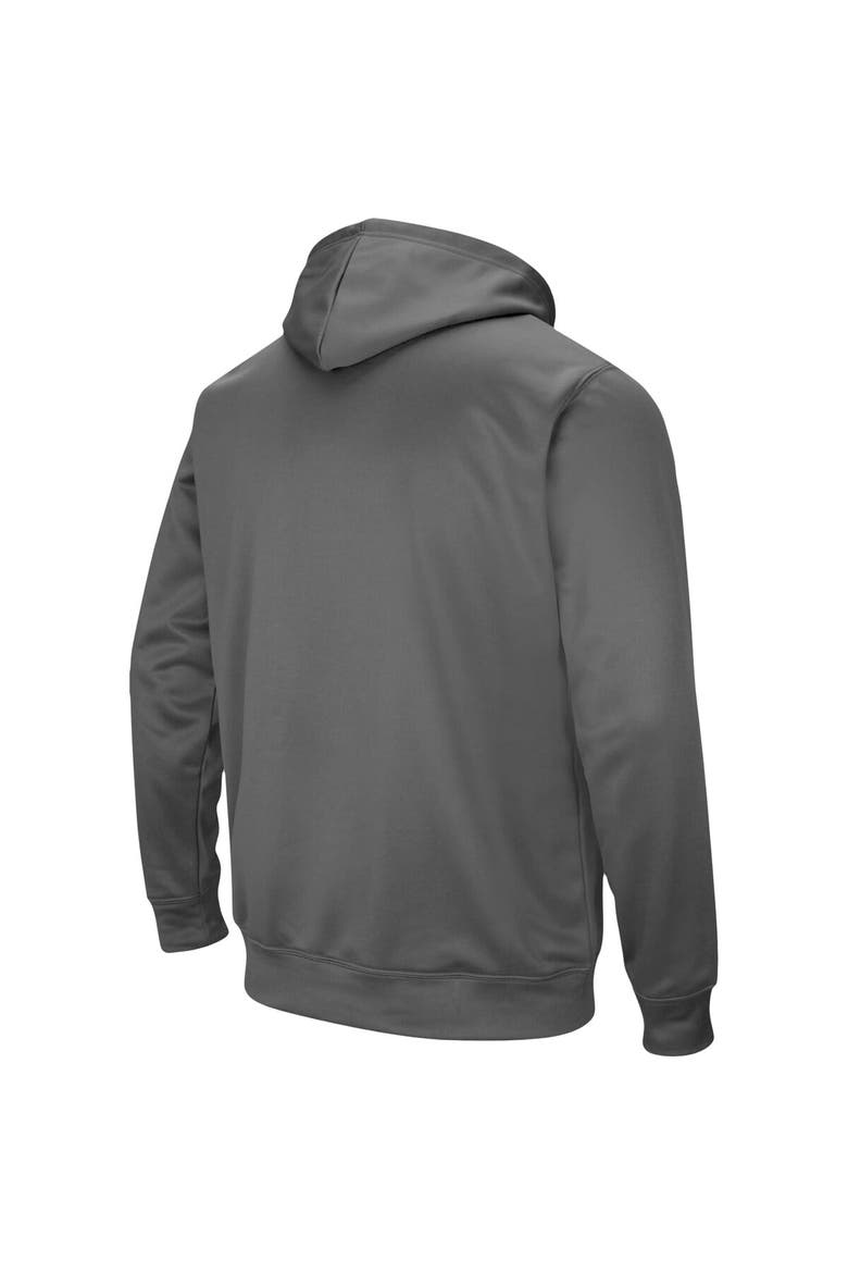 Youth Charcoal Ohio State Buckeyes Big Logo Pullover Hoodie, Alternate, color, Charcoal