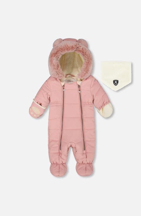 One-Piece Layette Snowsuit Designed for Car Seat (Baby)